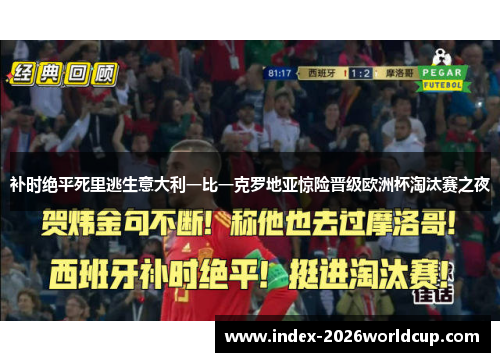 补时绝平死里逃生意大利一比一克罗地亚惊险晋级欧洲杯淘汰赛之夜 补时绝平死里逃生意大利一比一克罗地亚惊险晋级欧洲杯淘汰赛之夜